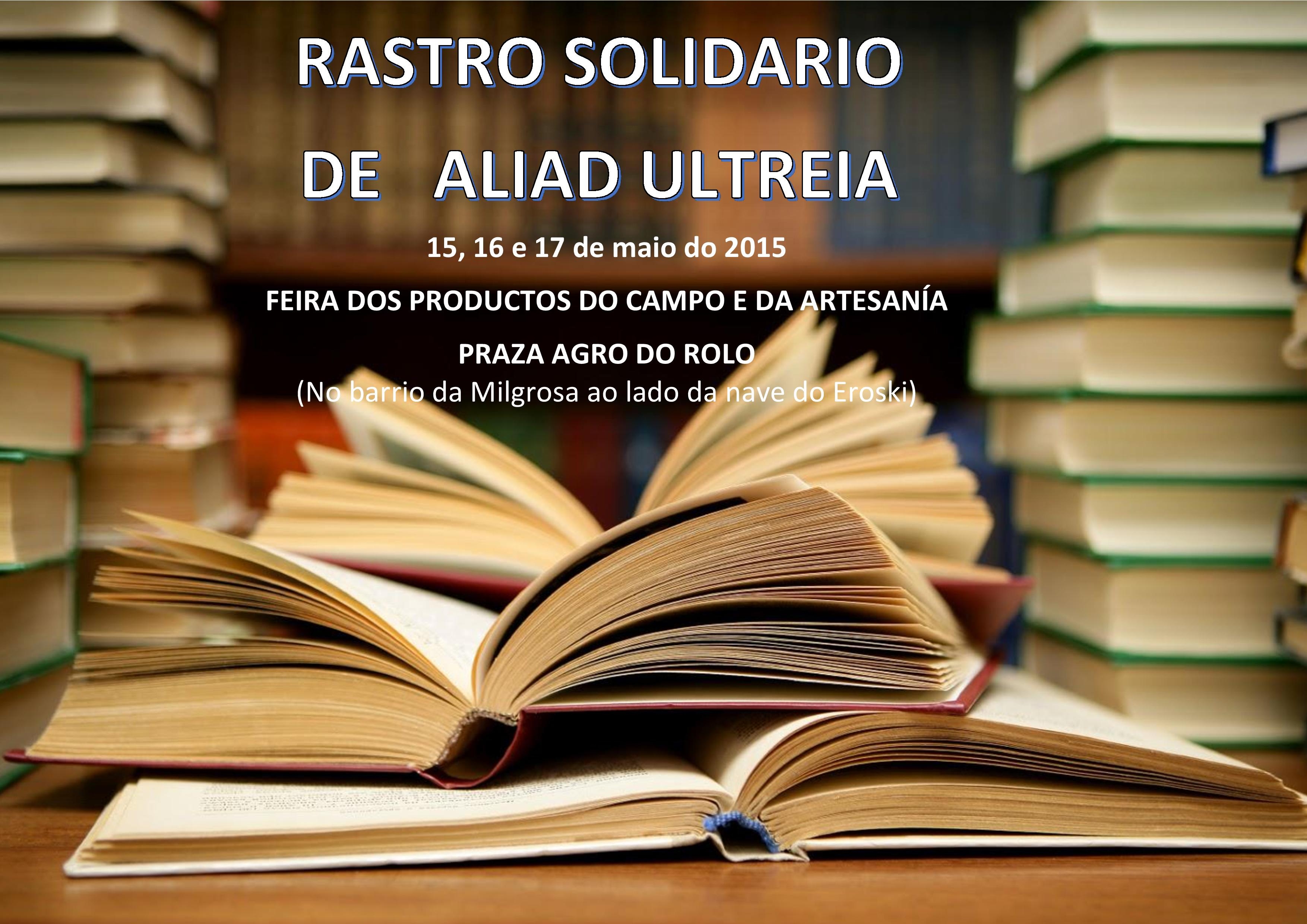 Rastro de Libros de ALIAD-ULTREIA en la Feria de Artesanía